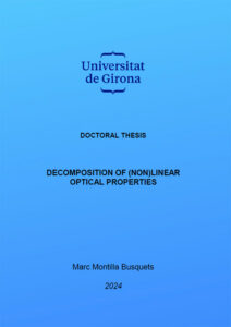 Decomposition of (non)linear optical properties