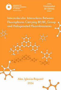Intermolecular interactions between fluorophores carrying BF/BF2 group and halogenated fluorobenzenes