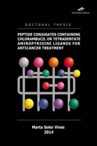 Peptide conjugates containing chlorambucil or tetradentate aminopyridine ligands for anticancer treatment