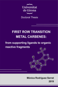 First row transition metal carbenes: from supporting ligands to organic reactive fragments