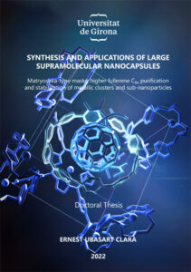Synthesis and applications of large supramolecular nanocapsules: Matryoshka-type masks, higher fullerene C84 purification and stabilization of metallic clusters and sub-namoparticles